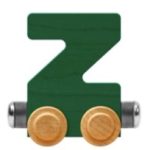 Wooden Letter Train- Z