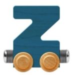 Wooden Letter Train- Z