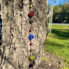 Glass Bead with Bell Chime- 42”